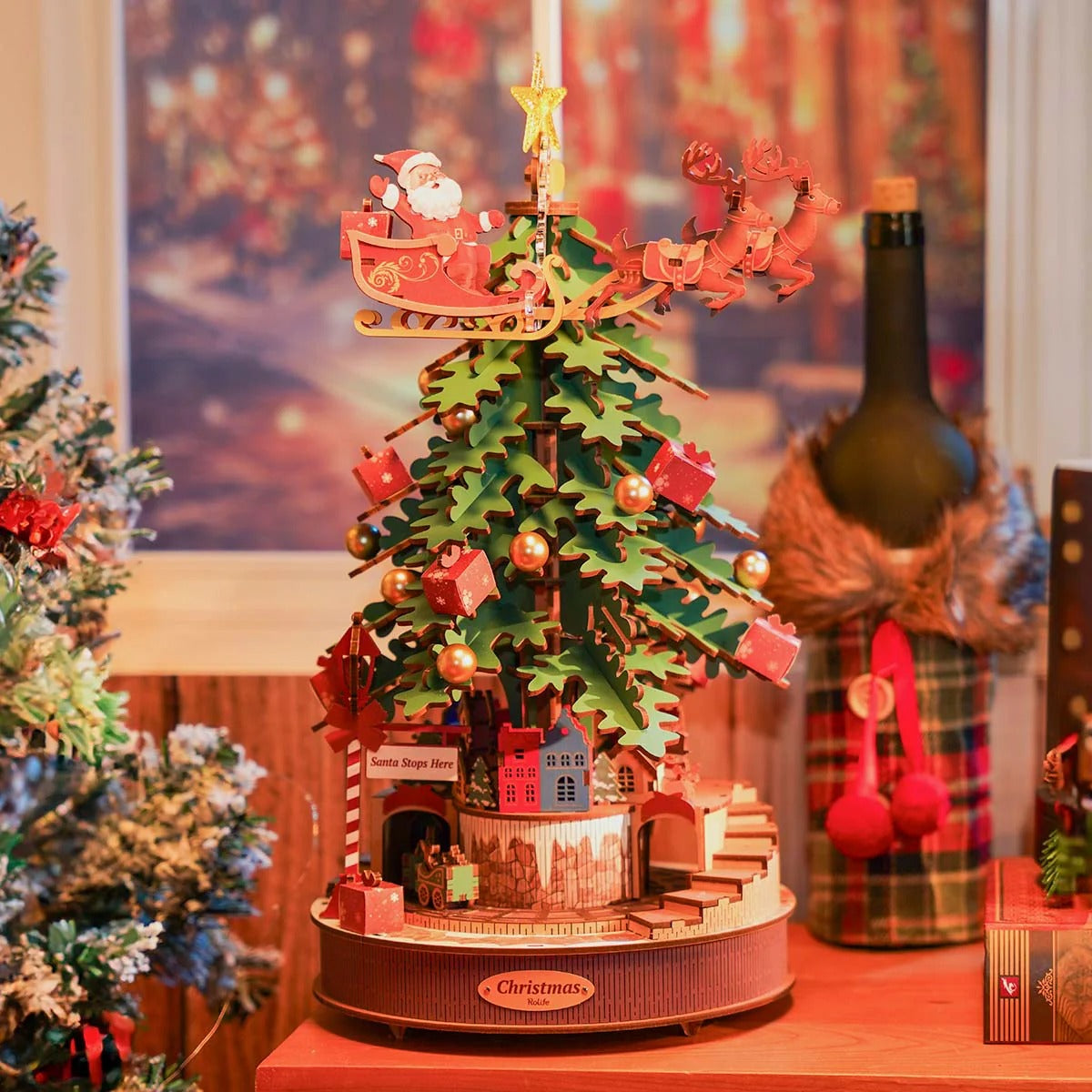 Rolife Christmas Melody Tree Music Dreamer.