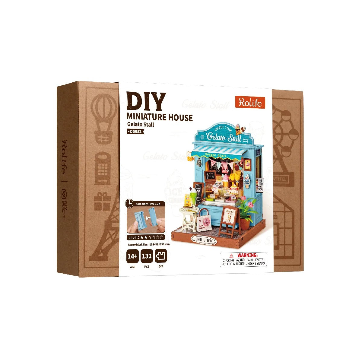 Rolife DIY Miniature House - Gelato Stall Shop DS052