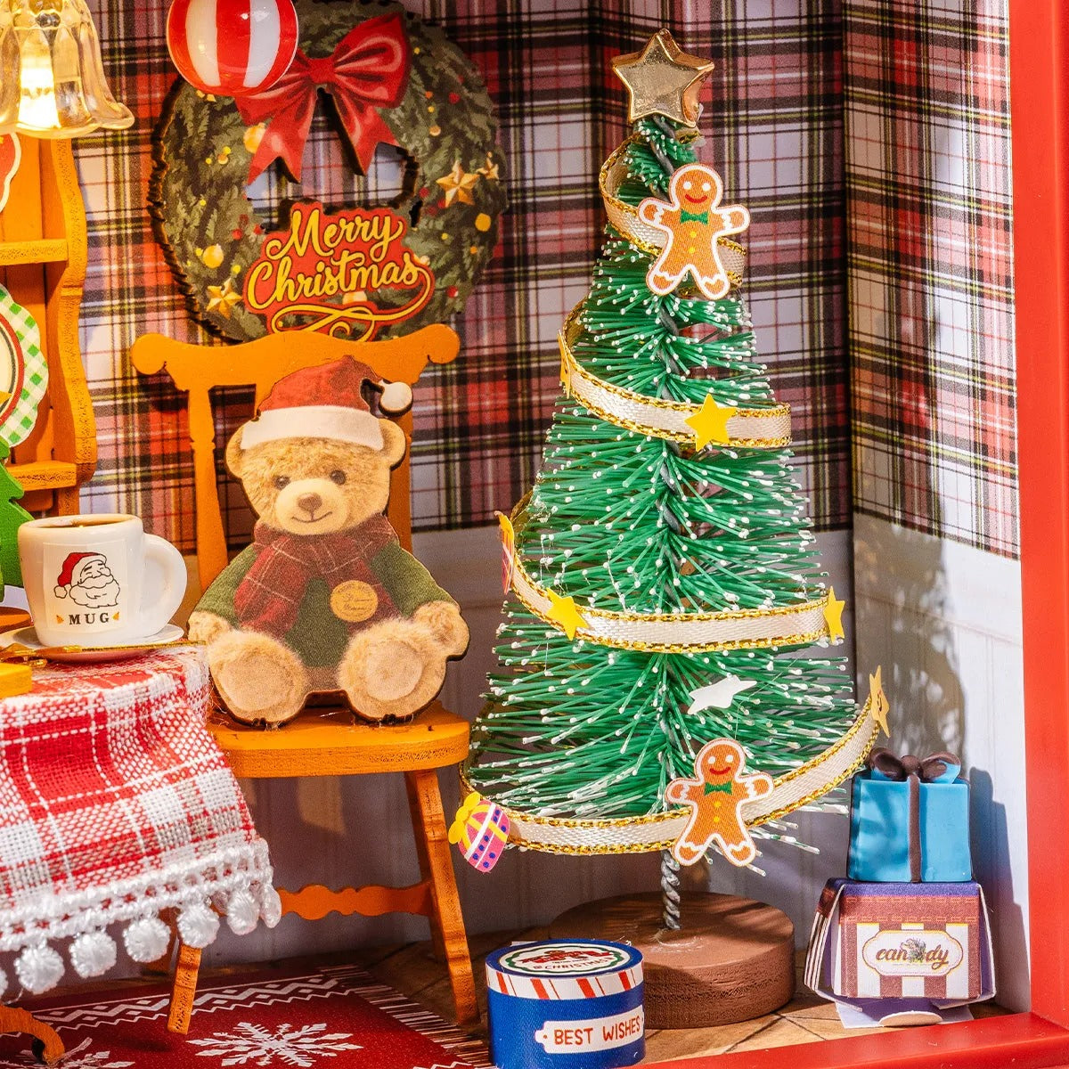Rolife Christmas Eve Party 3D Wooden Puzzle