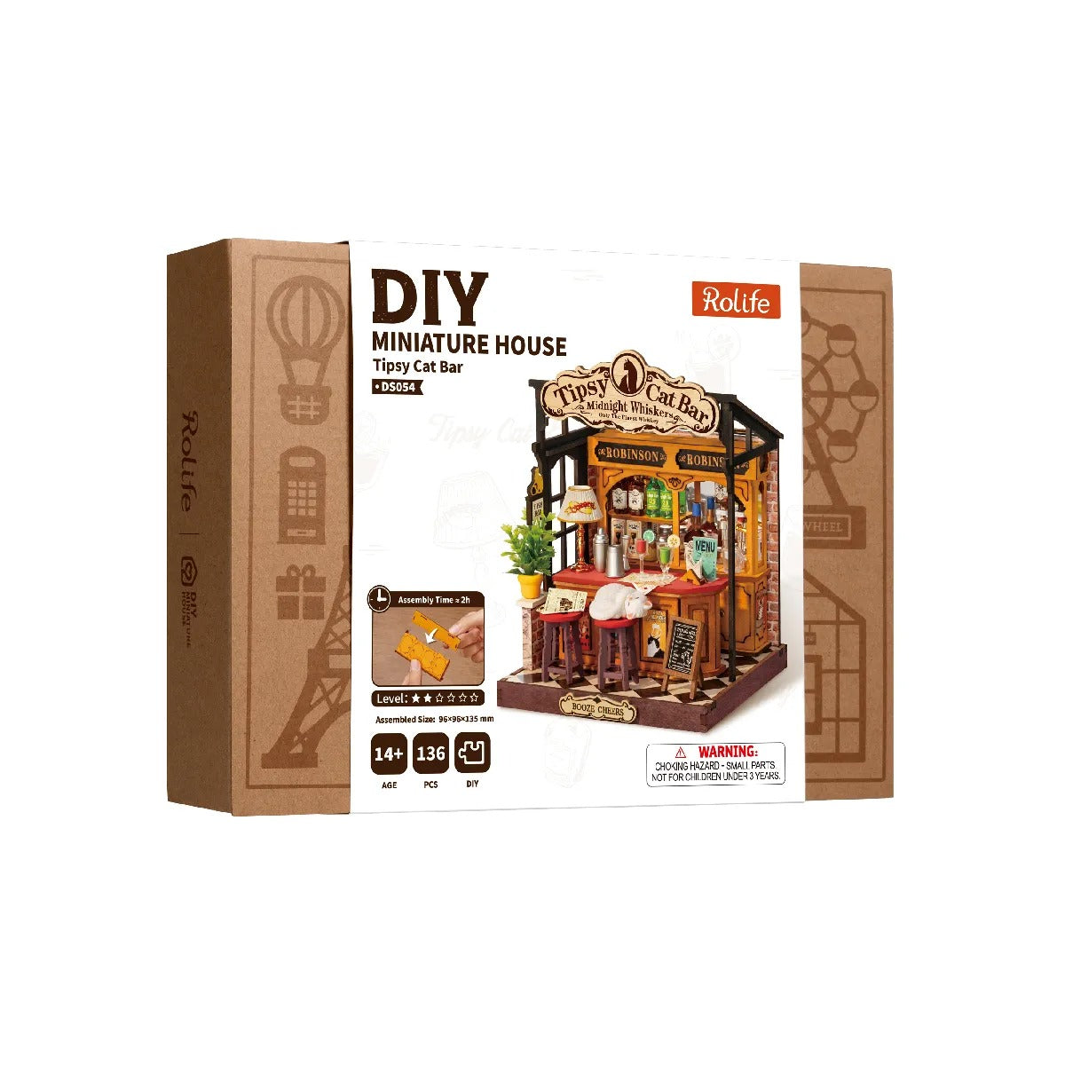 Rolife DIY Miniature House - Tipsy Cat Bar DS054