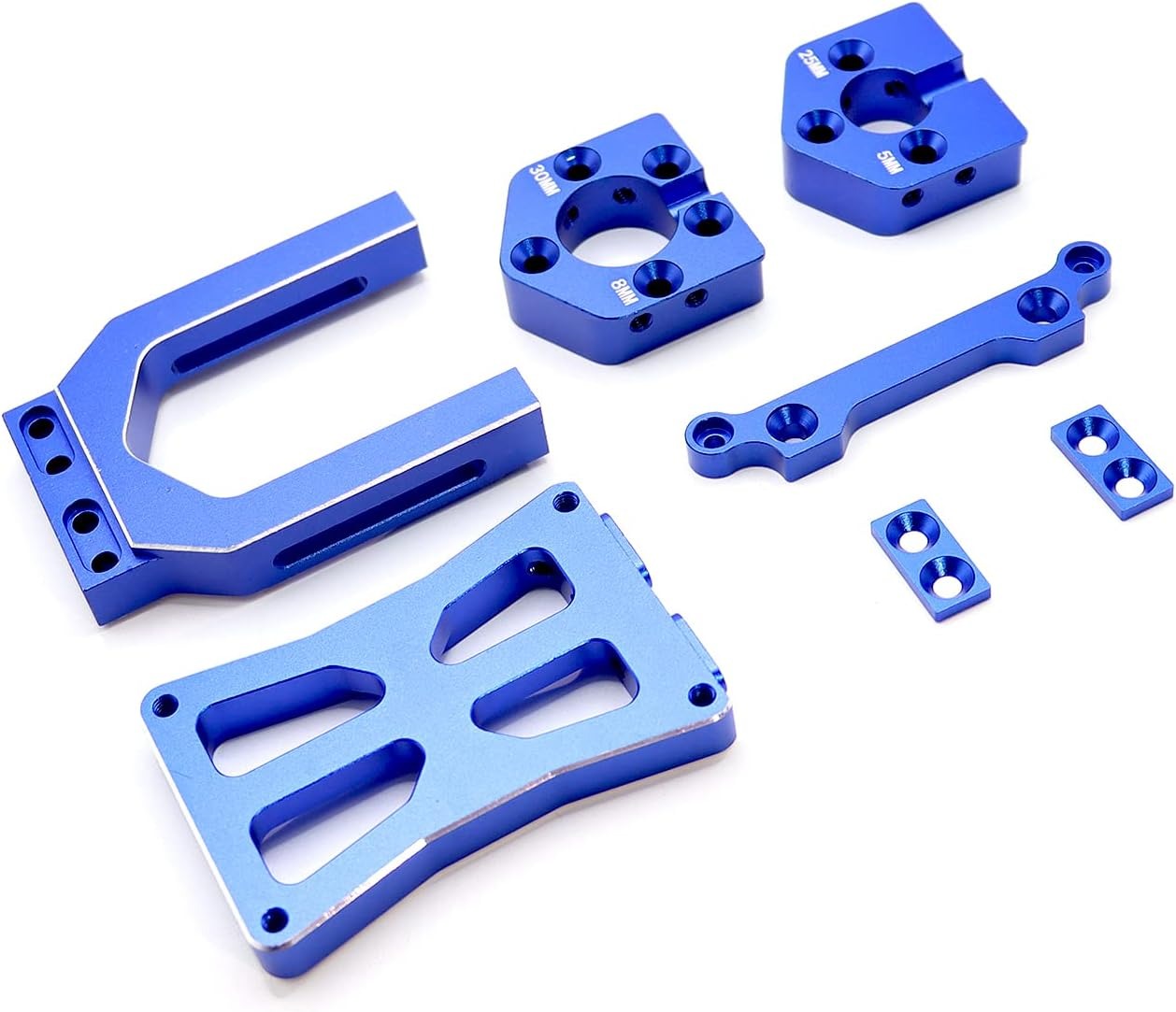Mesimsple 7760 Aluminum Motor Mount – Blue Upgrade for X-Maxx 6S/8S & XRT 8S Trucks
