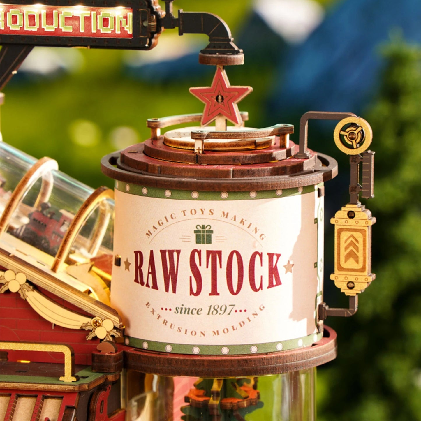 ROKR Dream Gift Factory Wooden Music Box EAB01