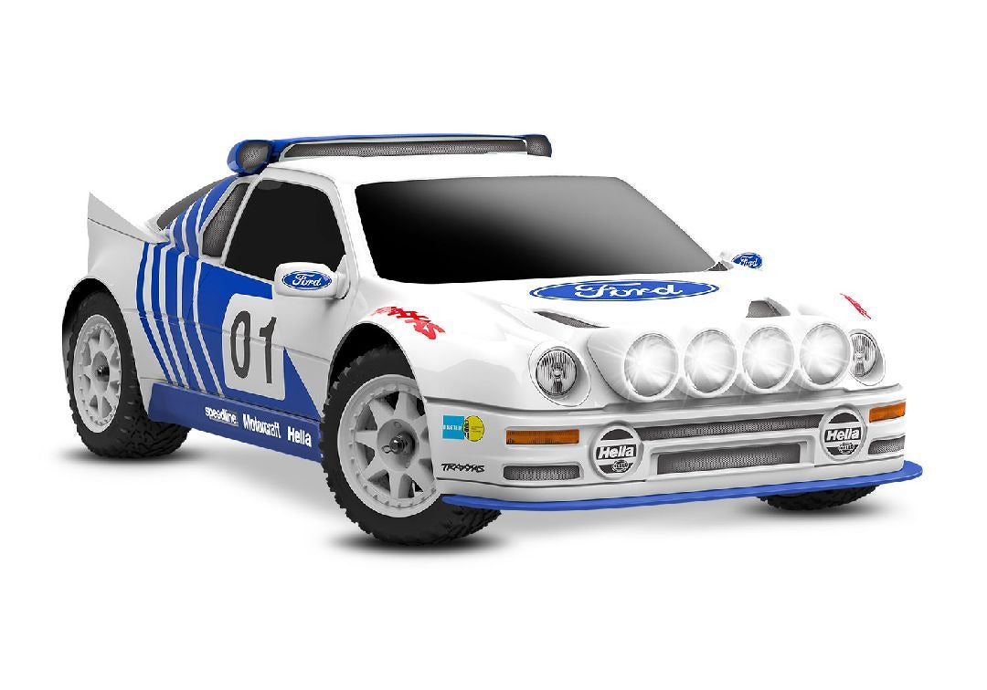 Traxxas 1/16 RS200 Mini Rally VXL-3S 4x4 RTR - White (B&C Incl)