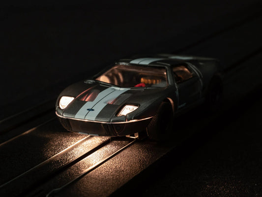 Flamethrower - X-Traction - 2005 FORD GT Sliver Slot Car