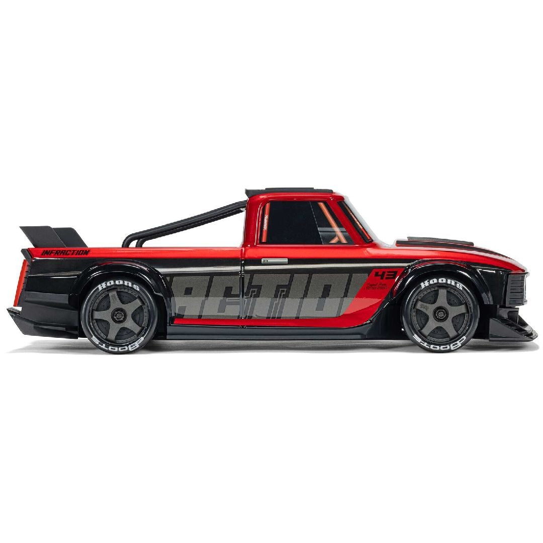 Arrma 1/12 INFRACTION GROM 3S 4X4 Brushless RTR - Red/Black