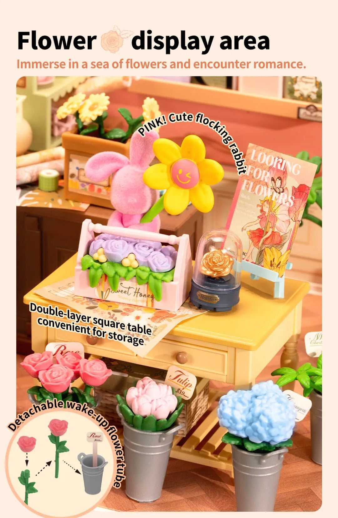 Rolife Super Creator Miniature House - Fresh Flower Shop DW017B