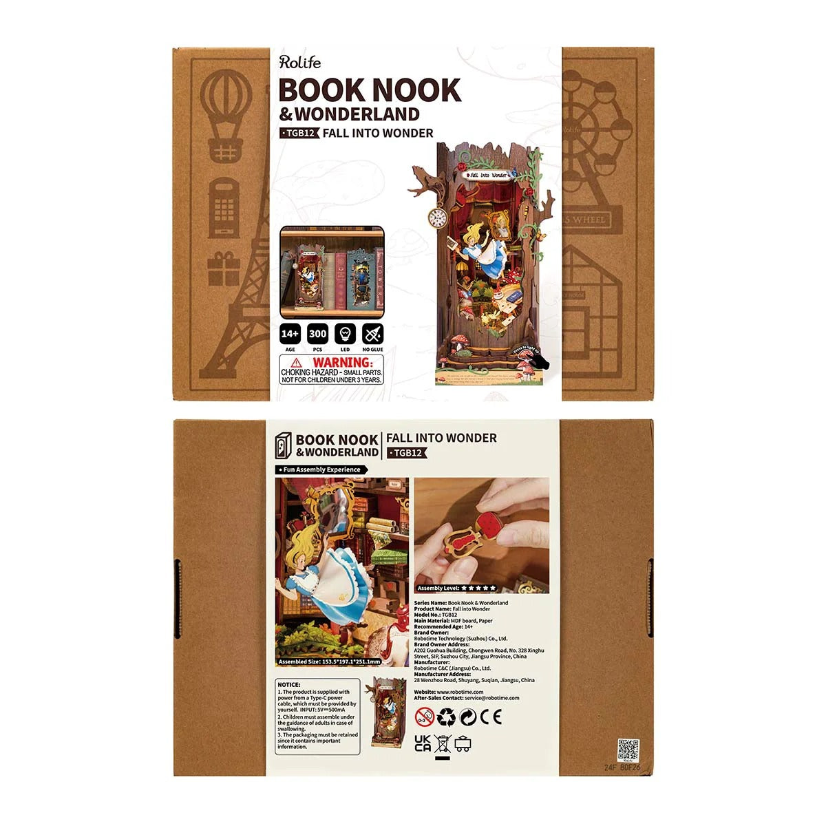 Rolife Fall into Wonder DIY Book Nook Shelf Insert TGB12