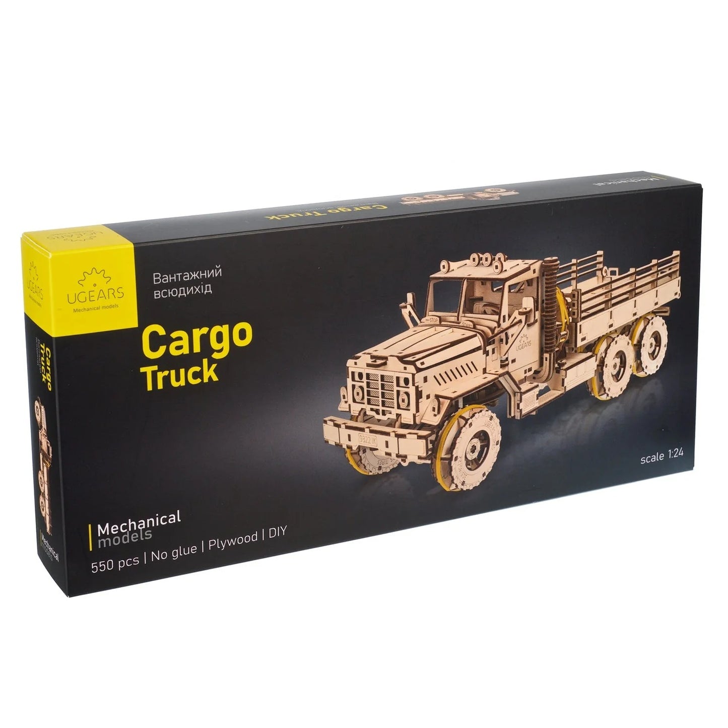 UGears Cargo Truck (New Model) - 550 Pieces