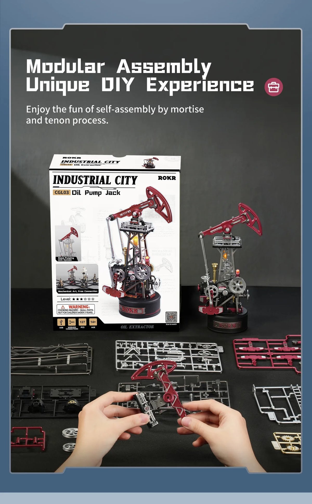 ROKR Oil Extractor DIY Model Kit