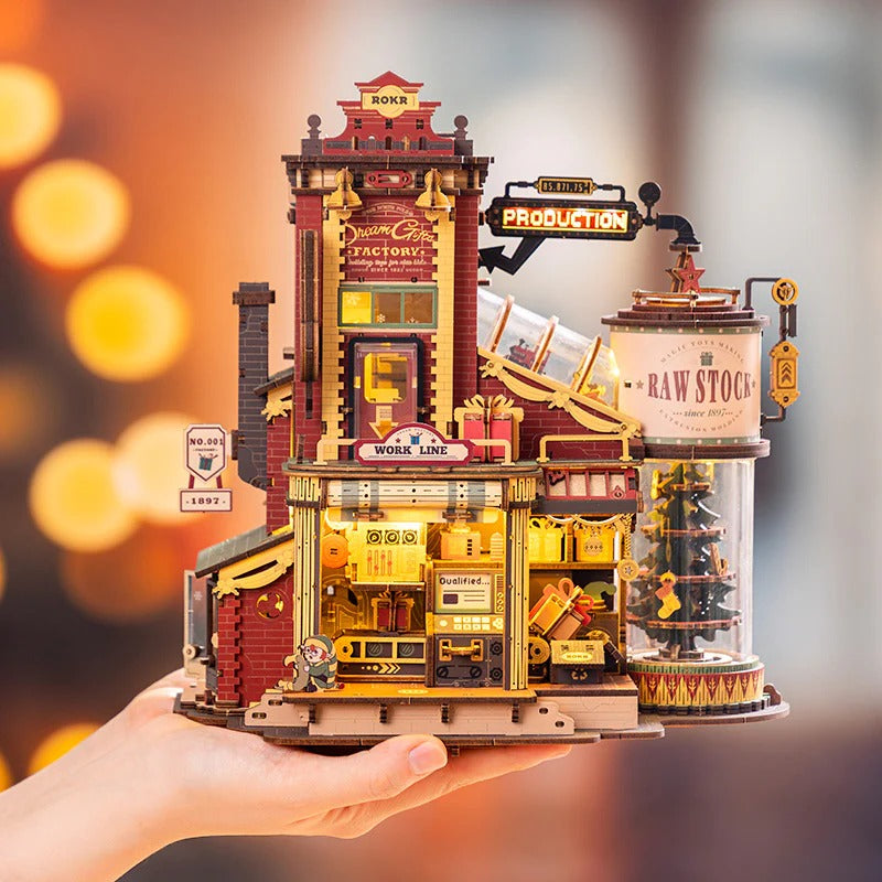 ROKR Dream Gift Factory Wooden Music Box EAB01