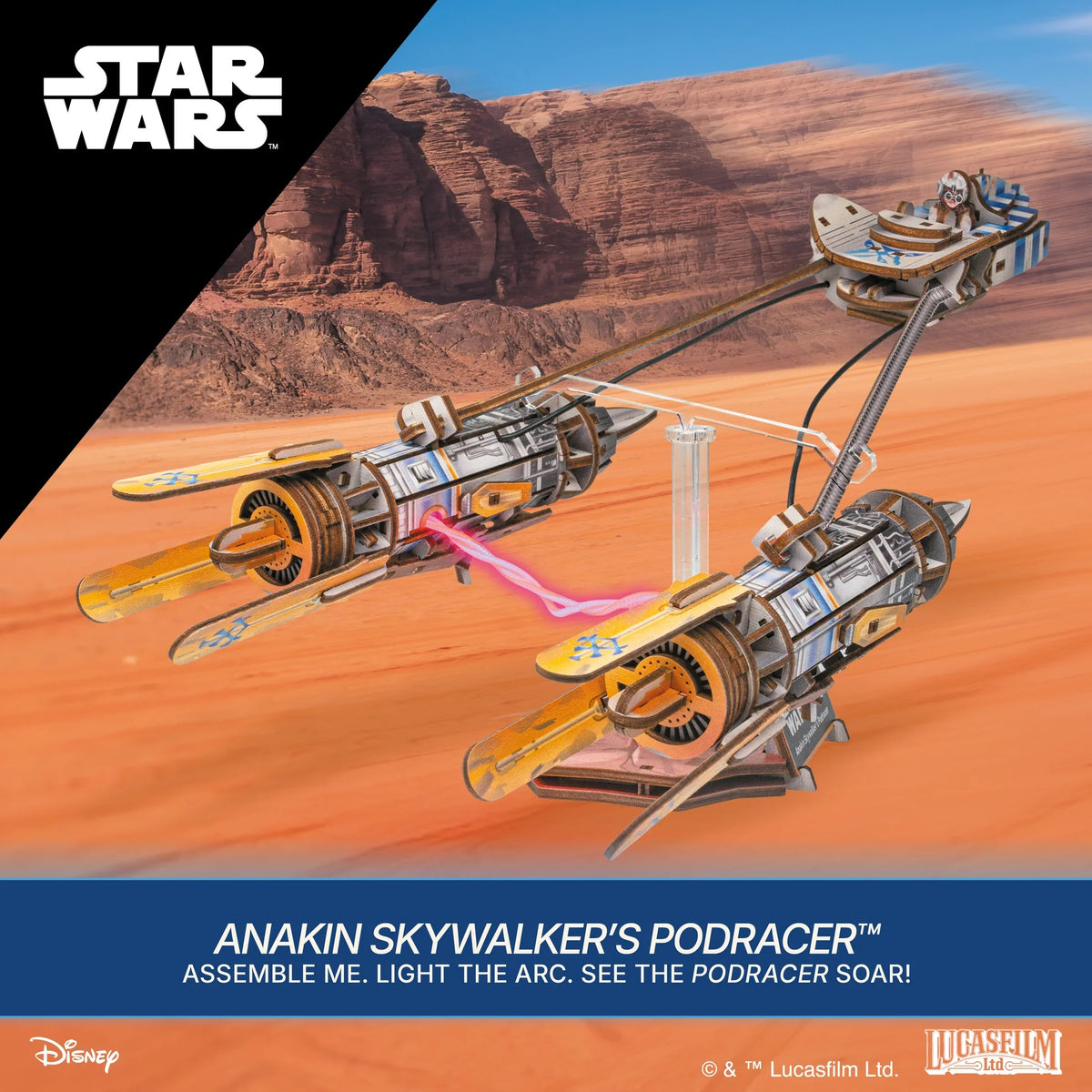 UGears Anakin Skywalker's Podracer - 240 Pieces (Medium) Christmas