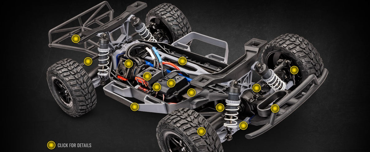 Traxxas 1/10 Slash HD VX3 4WD RTR - Red