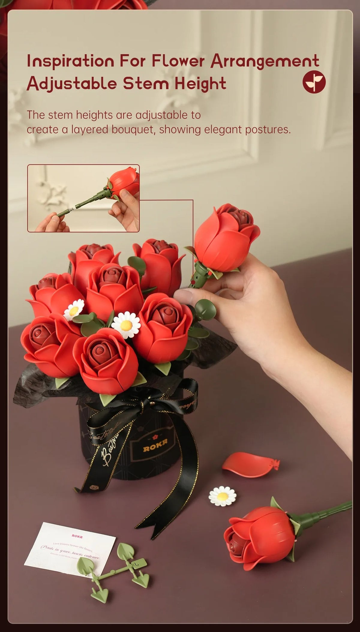 ROKR Red Rose Bouquet AF02J