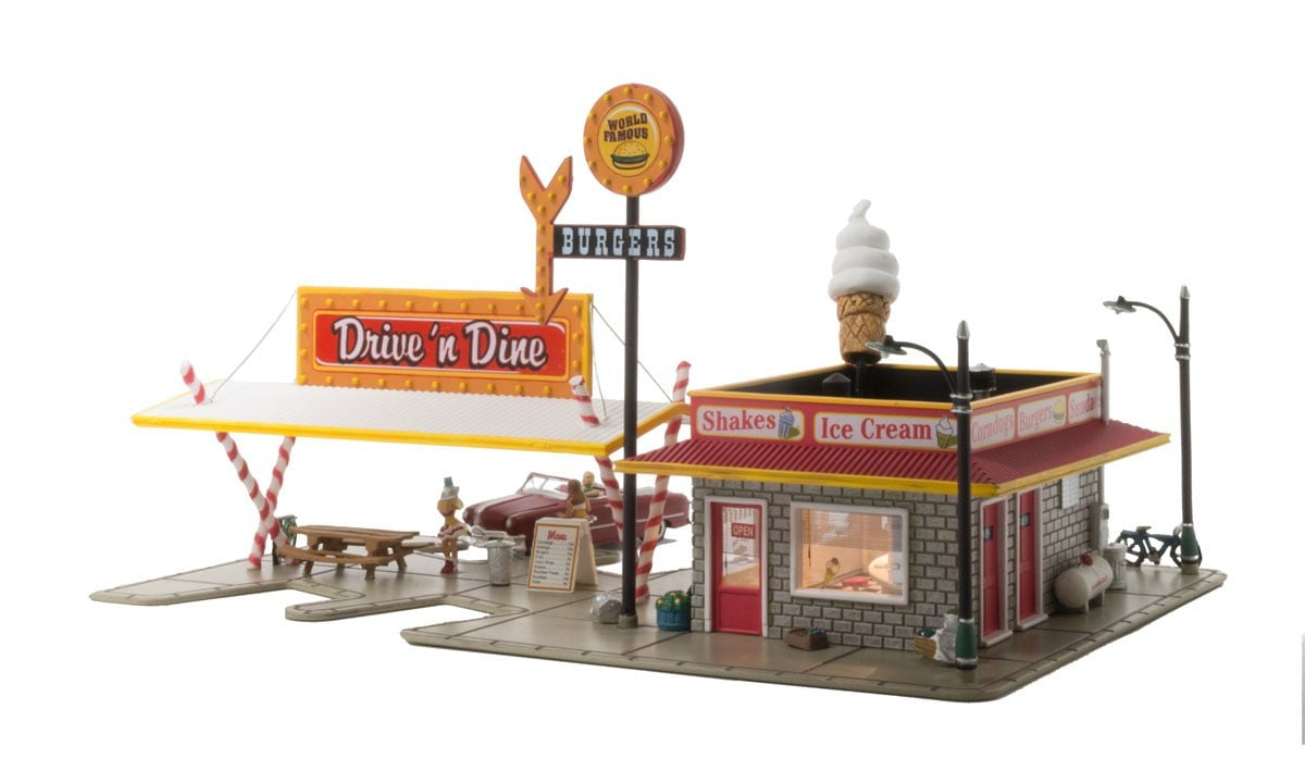 DRIVE 'n DINE (LIT) (HO) Structure SCALE WOO5029