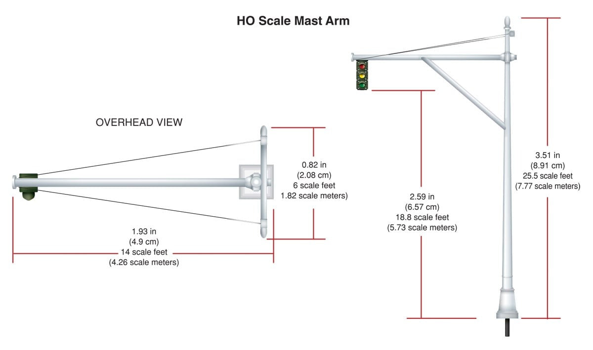 MAST ARM TRAFFIC MOUNT LIGHTS (HO) WOO5653