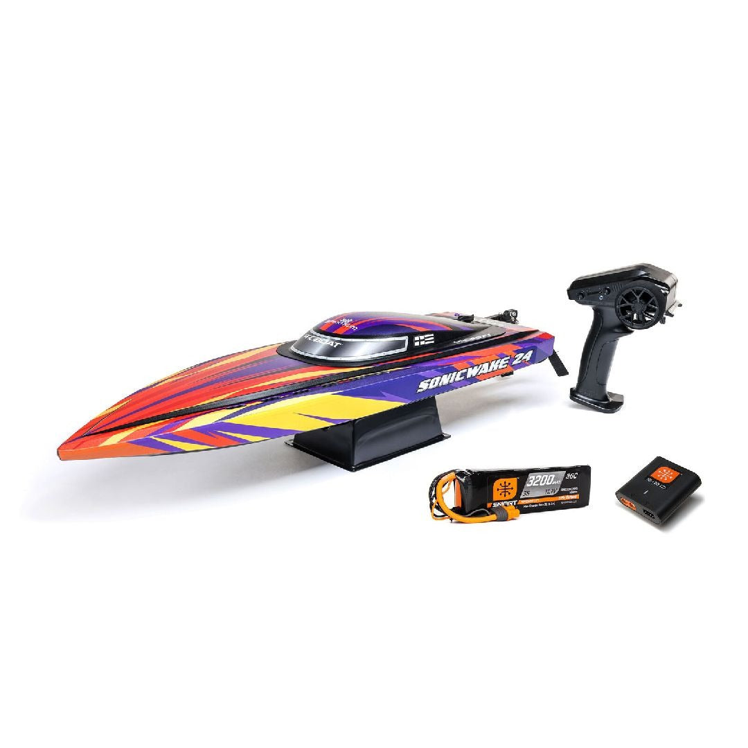 Pro Boat 24" Sonicwake Self-Right BLX Deep-V RTR Red PRB-1992T1