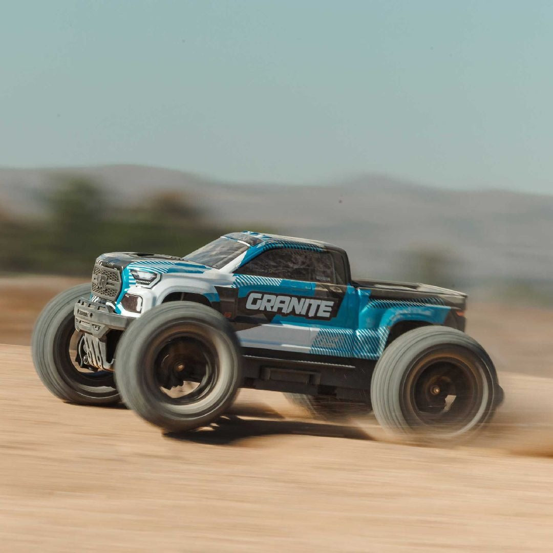 Arrma 1/10 GRANITE BLX 4x4 Monster Truck RTR - Blue ARA4302V4T1