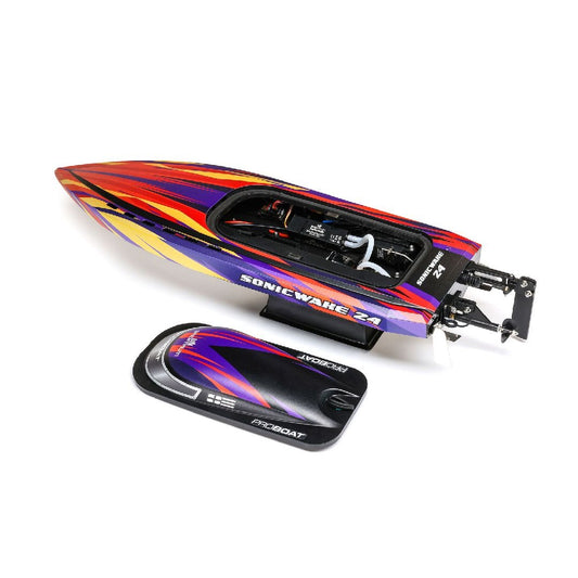 Pro Boat 24" Sonicwake Self-Right BLX Deep-V RTR Red PRB-1992T1