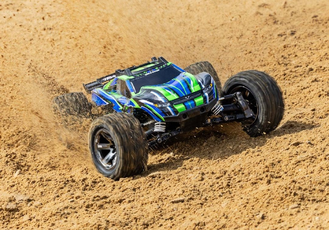 Traxxas 1/10 Rustler VXL 4x4 RTR - Green TRA67376-4GREEN
