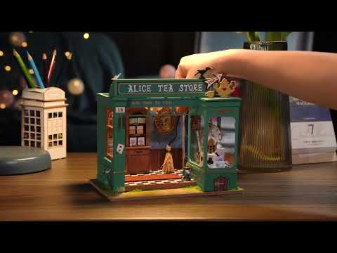Rolife Alice's Tea Store DIY Miniature House Kit ROEDG156