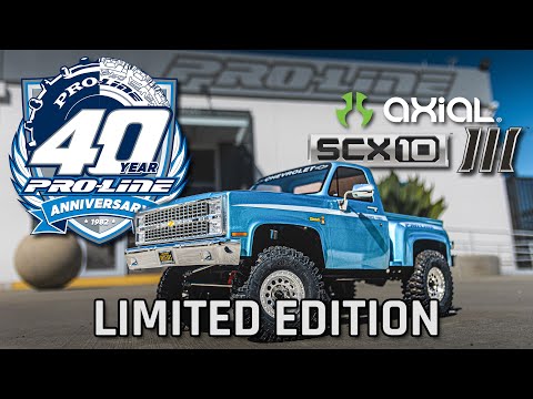 SCX10 III  Base Camp Proline 82 Chevy K10  LE RTR AXI03029