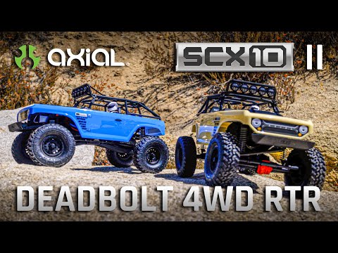 SCX10 II Deadbolt 1/10 4WD RTR Blue