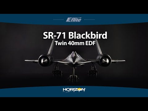 SR-71 Blackbird Twin 40mm EDF BNF Basic with AS3X and SAFE Select EFL02050