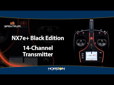 Spektrum NX7e+ Black Edition 14 Channel Transmitter Only SPMR7120