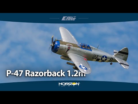 P-47 Razorback 1.2m BNF Basic with AS3X & SAFE Select EFL08450