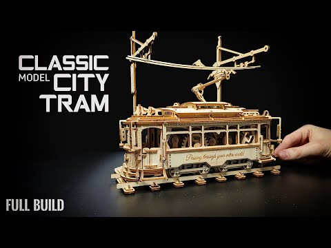ROKR Classic City Tram 3D Wooden Puzzle ROELK801