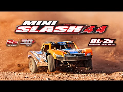 Traxxas Mini Slash BL-2S 4x4 RTR (B&C included) - Yellow