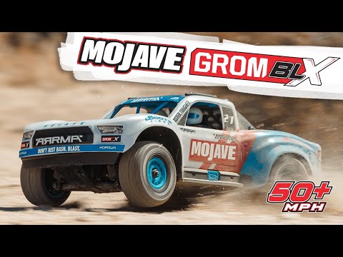 1/16 MOJAVE GROM 223S DSC 4X4 RTR Brushless Desert Truck, Teal (Battery & Charger Included) ARA2304ST1