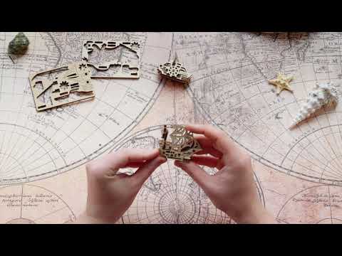 Ugears U-Fidget Ships (4 Models) - 56 Pieces