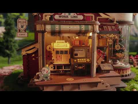 ROKR Dream Gift Factory Wooden Music Box EAB01