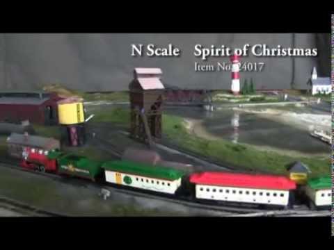 Bachmann Spirit of Christmas N Scale Train Set 24017