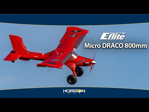 Micro DRACO 800mm BNF Basic with AS3X and SAFE Select EFL13550