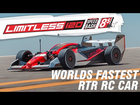 Arrma 1/7 LIMITLESS 120 8S BLX Speed Machine RTR w AVC - White