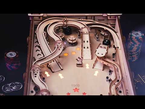 ROKR 3D Pinball Machine 3D Wooden Puzzle  ROEEG01