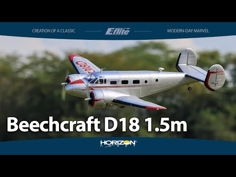 Beechcraft D18 1.5m BNF Basic EFL106250