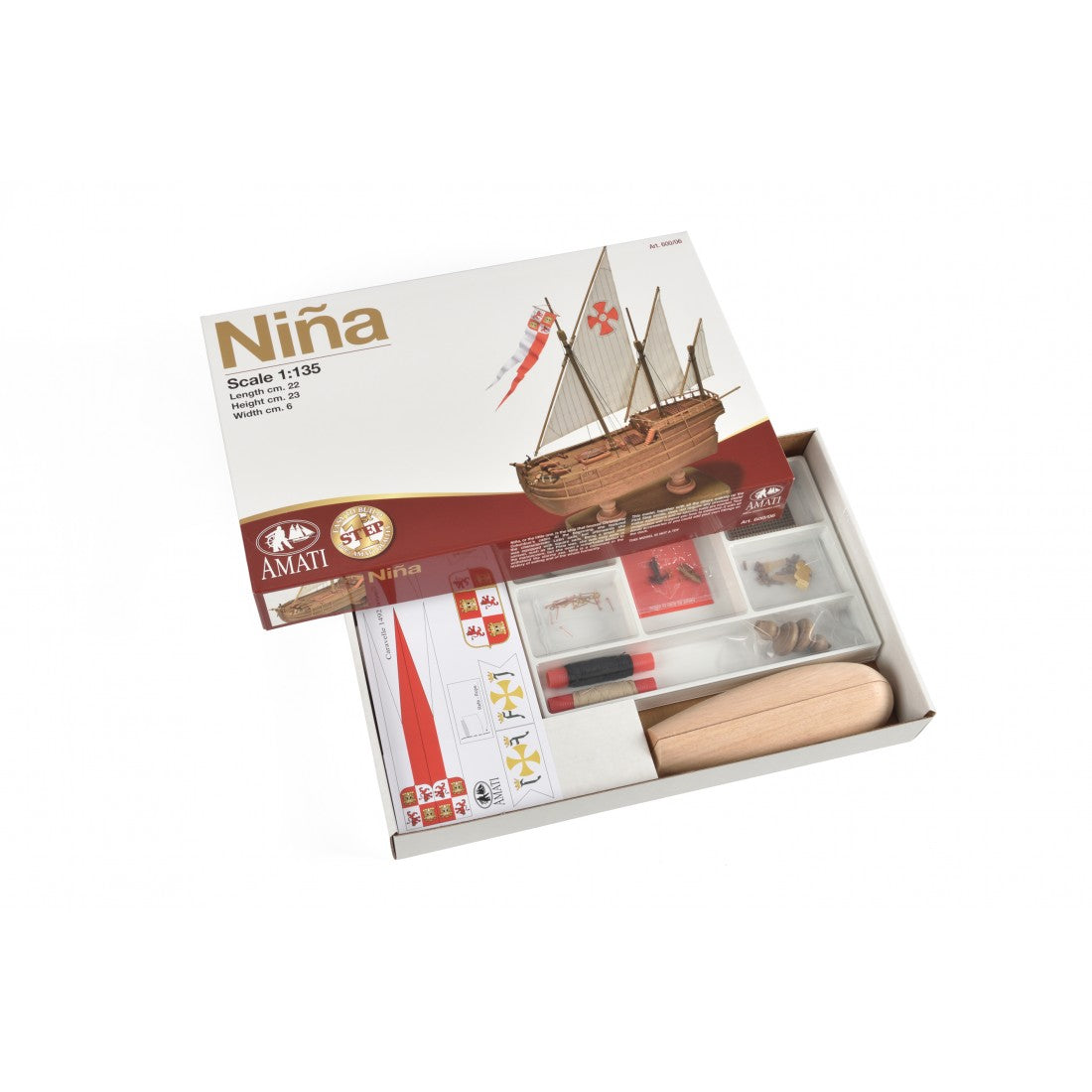 AMATI Nina Caravel - First Step 1:135 Boat AMA600/06