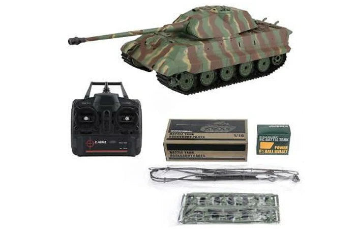 1:16 German King Tiger (Henschel) RC Heavy Tank - PRO VERSION 3888A-1 PRO