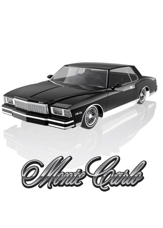 1/10 1979 Chevrolet Monte Carlo Brushed 2WD Lowrider RTR, Black