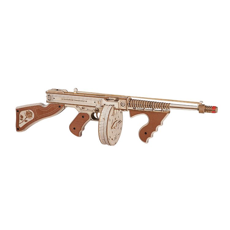 ROKR Thompson Submachine Gun Toy 3D Wooden Puzzle ROELQB01