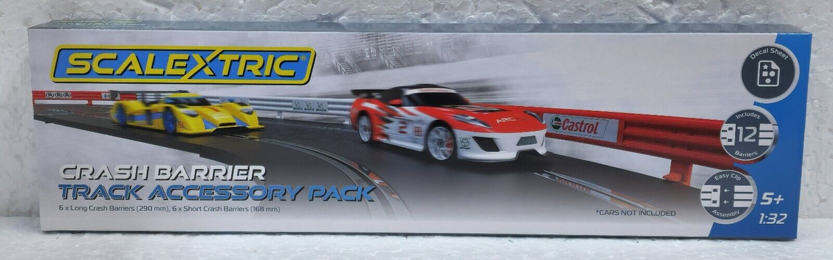 CRASH BARRIERS WITH STICKERS (1/32) SCA8191