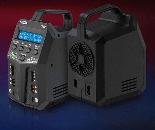 SkyRC T200 Dual Balance Charger 100W X 2, 12A