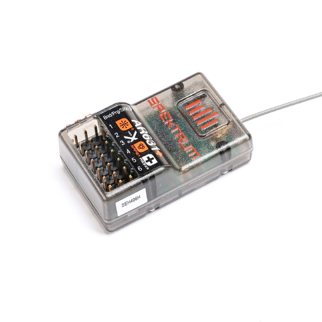 Spektrum AR631+ 6-Channel AS3X+ & SAFE Receiver SPM-1031