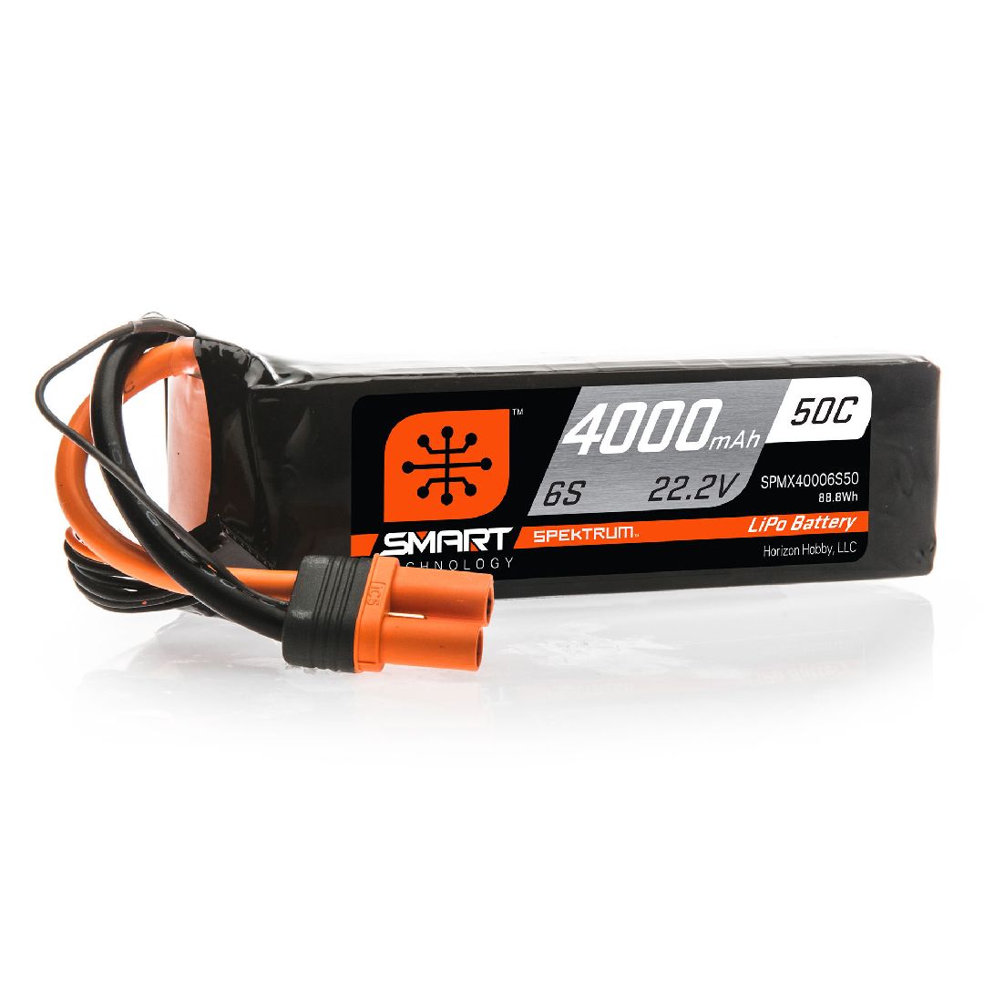 6S 22.2V 50C Smart LiPo Battery; IC5