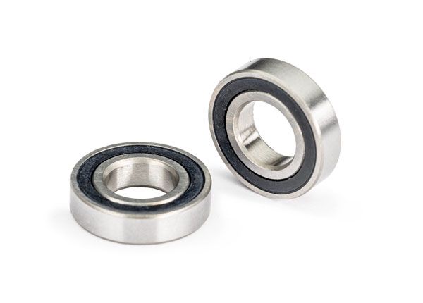 Traxxas Ball bearings, black rubber sealed (7x14x3.5mm) (2) TRA10719