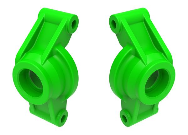 Traxxas Carriers, stub axle (green) (rear) (left & right) TRA10752-GRN