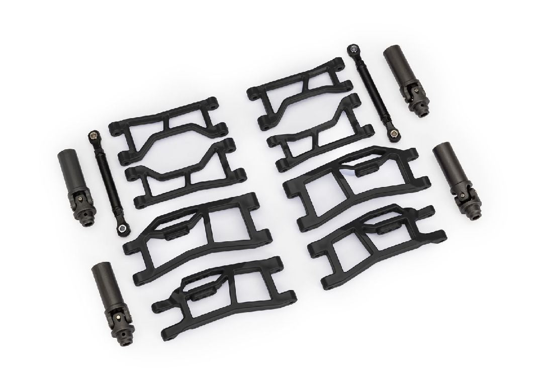 Traxxas Suspension kit, Mini Maxx WideMaxx, black TRA10790-BLK